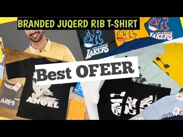 🤩BRANDED JUQERD T-SHIRT RIB FEBRICK🔥 Best OFFER😱 online order available😍 Free on 🚚 lstyle