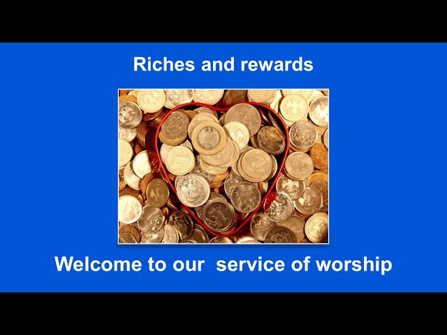 Sunday worship 13 October 2024