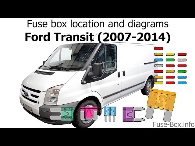 Fuse box location and diagrams: Ford Transit (2007-2014)