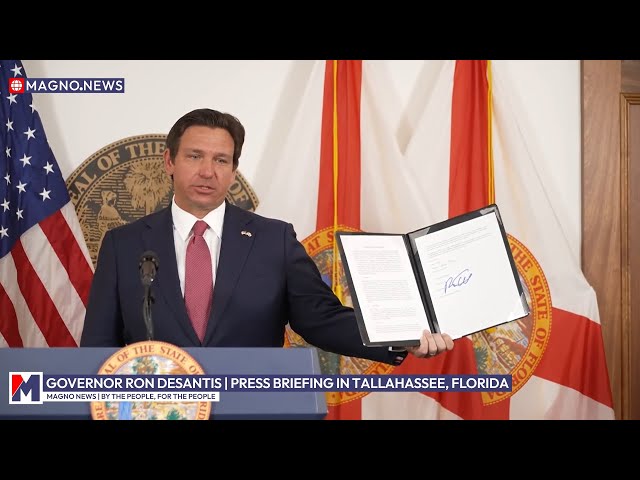 Florida Gov. Ron DeSantis backs President Trump's plan for Mass Deportation of illegal migrants