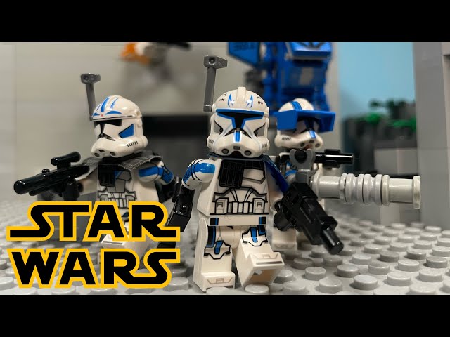 Lego Star Wars: A 501st Legion Battle (Clone Wars stop motion)