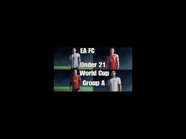 FC 24 U21 World Cup Tactical View Group Stage Round 1