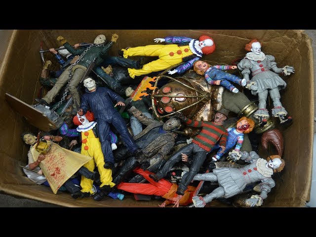 MASSIVE BOX FULL OF HORROR ACTION FIGURES!