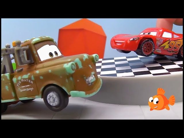 Lightning McQueen - CRASH PILLOW! - Toys from Cars Movie - Videos for kids to watch