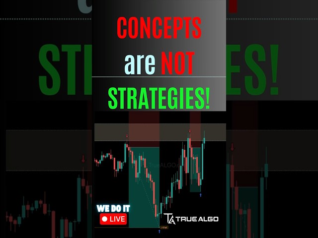 The Biggest Trading Lie: Concepts vs. Real Strategies