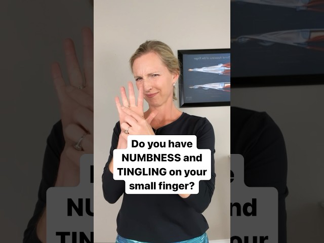 🔥Do you have constant NUMBNESS and TINGLING to your small finger that won’t go away? #numbness