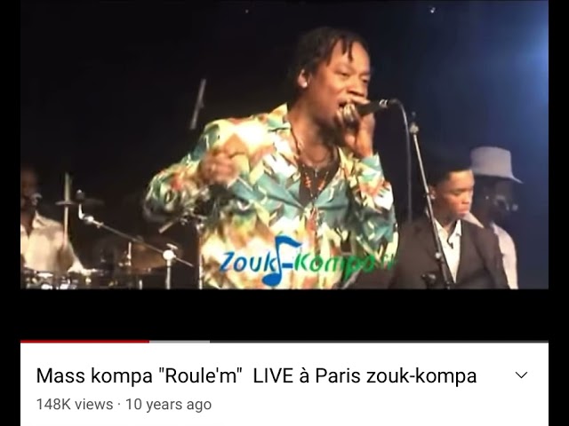 Playing with Mass Konpa in Paris.🥁