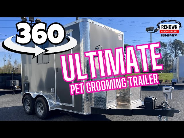 360° Tour of The ULTIMATE Pet Grooming Trailer | Renown Cargo Trailers