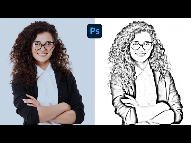 How to Transform Photo into Pencil sketch in Photoshop | Pencil Sketch | Line Art | Quick & Easy