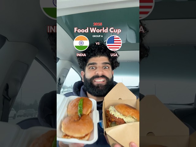 INDIA VS USA - Food World Cup