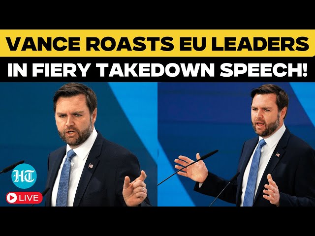 JD Vance LIVE | VP Vance Calls Out EU Leaders In Explosive Speech At Munich Security Conference