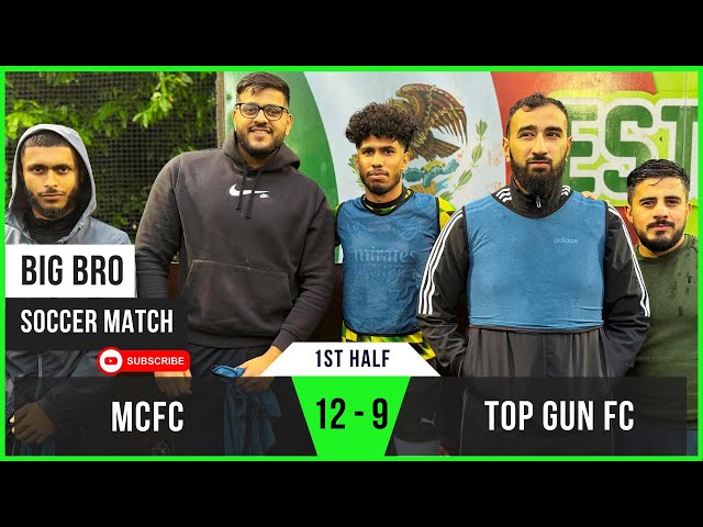 Top Gun vs MCFC (1st Half) | Early Lead for Top Gun in 5-a-Side Battle | Big Bro Soccer