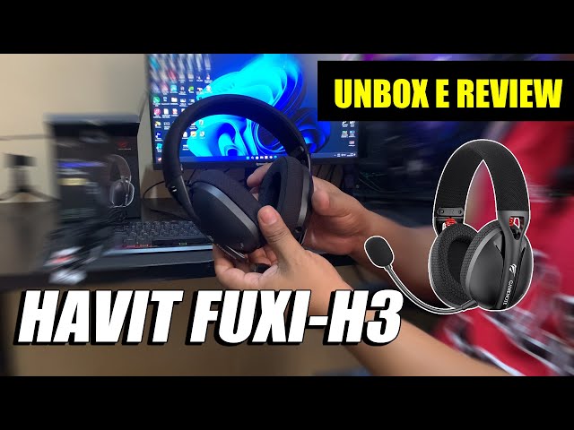 Unbox Review e Teste do Havit Fuxi H3