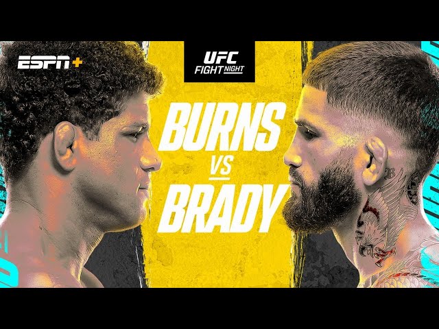 UFC Vegas 97 Live Burns vs Brady Livestream