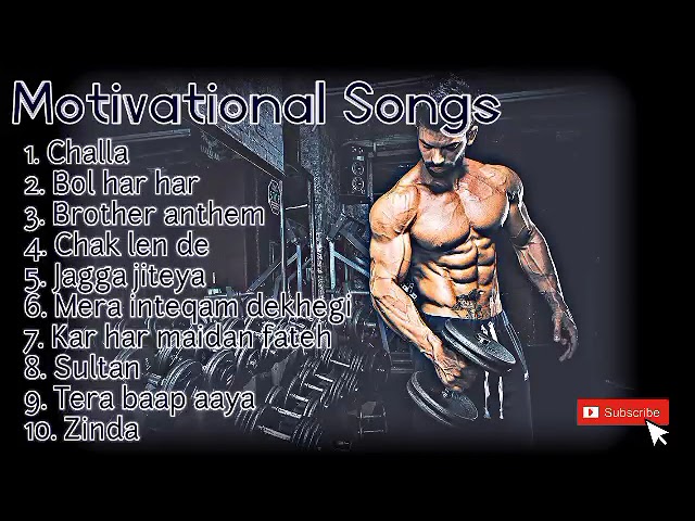 Motivational Songs||Playlist for Workout💪 #motivation #hindisong