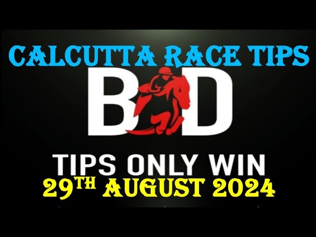 KOLKATA RACE TIPS | 29/08/2024 | CALCUTTA RACES | CALCUTTA HORSE RACING | RACE TIPS |(@TIPSONLYWIN)