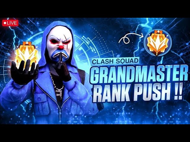 FREE FIRE RANK PUSH GOLD TO GRANDMASTEWR  LIVESTREEM NOW