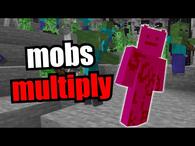 Hardcore Minecraft but if a mob hits me 10 more spawn...