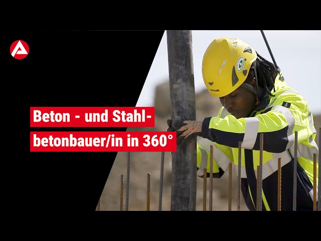 Beton- und Stahlbetonbauer*innen in  360° 👷‍♀️👷‍♂️