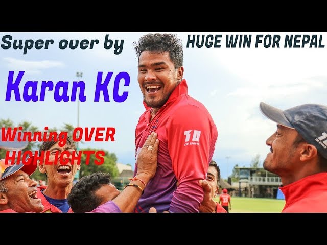 17 Runs needed in 6 ball Last over l Karan kc l Nepal vs Netherlands