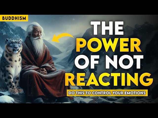 Power of Not Reacting | How to control your emotions | Buddhist Wisdom | Buddhism in English