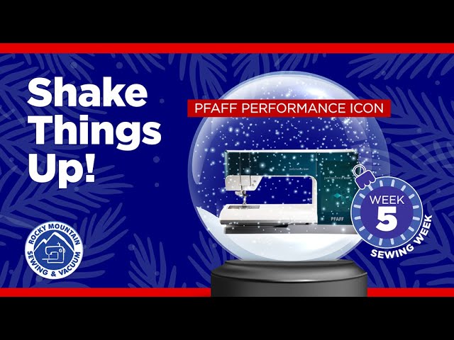 Holiday Quilt Show Pricing! Sewing Machine Week - Pfaff Performance Icon