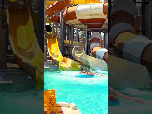 🛥️ One of the Biggest Water Park in the World - Enjoying Water Slide & Wave Pool 🌊🏄🏻‍♀️ #aquapark