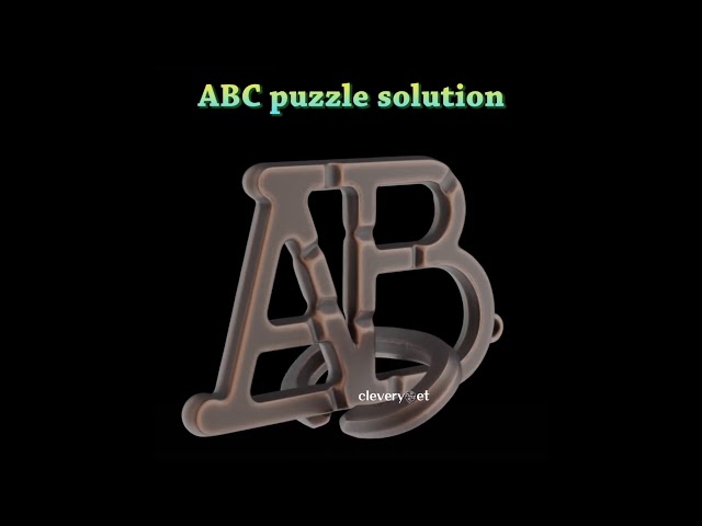 ABC INTELLECT METAL PUZZLE