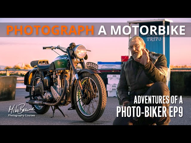 Photographing A Motorbike Lighting Tip [Mike Browne Photo Biker 9]