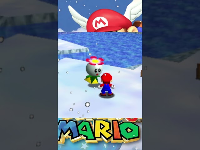 Hay días que Mario se lo pasa bien en la nieve #majinjordi21 #supermario #nintendo64 #juegosclasicos