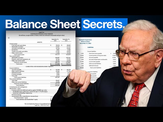 How to Analyze Balance Sheet like Warren Buffett (2024)