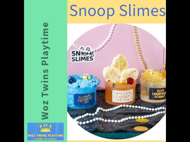 Snoopslime! New Slimes Black Friday Bundle!  Big Demo by Woz Twins! #slime #slimeasmr #woztwins