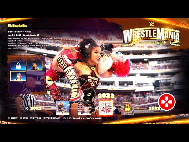 WWE 2K24 Showcase - Bianca Belair vs. Asuka | WrestleMania 39