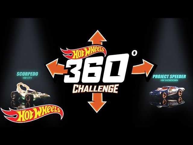 Hot Wheels 360° Challenge #10: Scorpedo™ vs. Project Speeder™ | @HotWheels