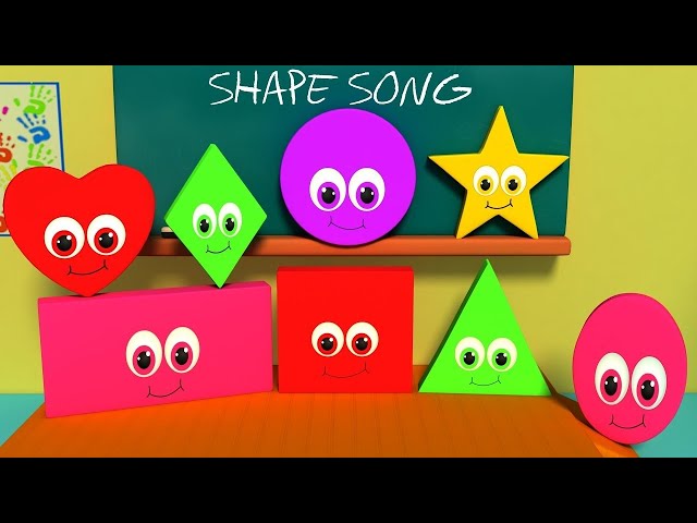 Shapes Song | We Are Shapes You Can See Us Everywhere | Nursery Rhymes And Kids Song