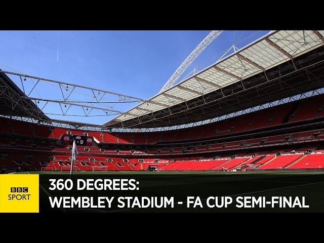 360-degree behind the scenes at Wembley - FA Cup semi-final - BBC Sport