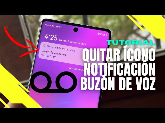 Cómo QUITAR ÍCONO del BUZÓN DE VOZ (Notificación) (2022) ✅