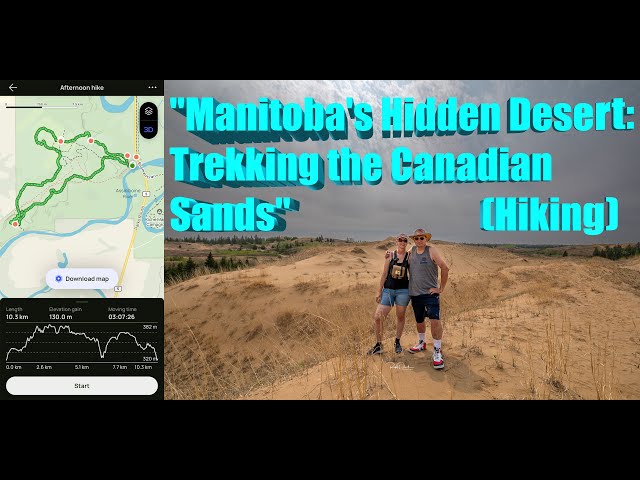 "Manitoba's Hidden Desert: Trekking the Canadian Sands" (Hiking) #Hiking #Trekking #Bushcraft