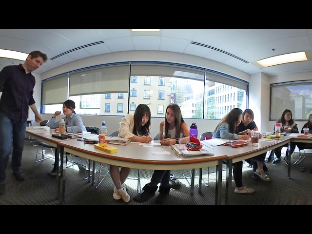 Welcome to EC Vancouver | Learn English Classroom 360 VR