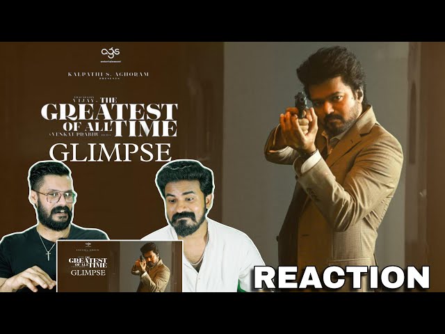 The GOAT Official Glimpse Reaction | Thalapathy Vijay Venkat Prabhu Meenakshi | Entertainment Kizhi