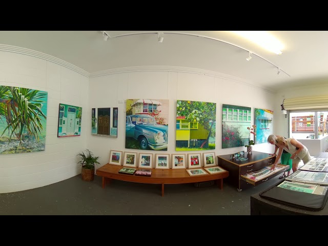 360 8k VR Life Footage Noosa Open Studios Susan Schmidt