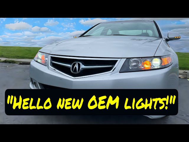 How to Replace the Headlights on an ACURA TSX #acura #acuratsx