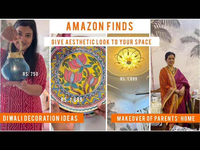 *Must Watch* Best Amazon Home Decor Haul | Aesthetic Makeover Of Parents’ Home🏠 Latest Collection