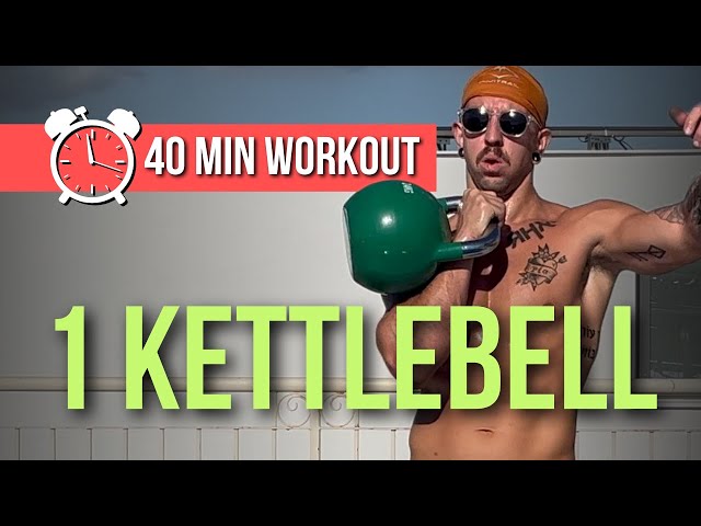 40 Minute Full Body Kettlebell Workout For MAX Calories Burn