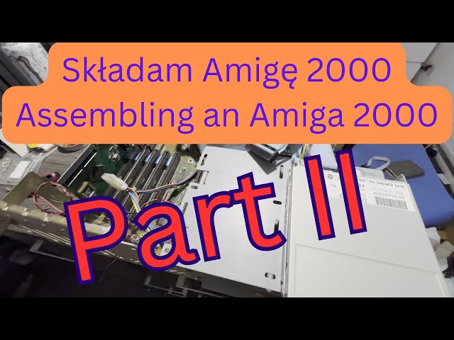 Amiga 2000: Assembling the Main Unit. Part Two.