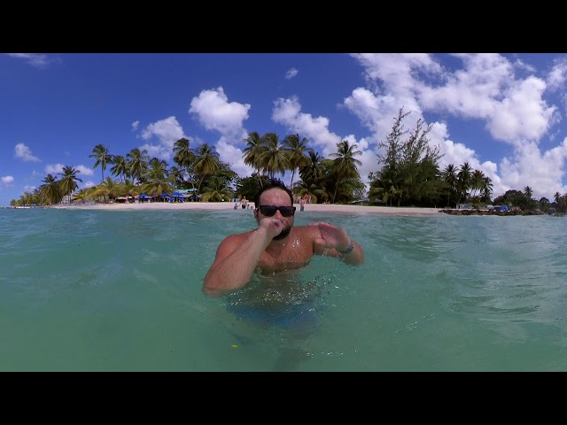 Swimming at Worthing Beach