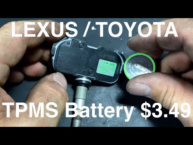 Lexus / Toyota TPMS Sensor Battery Replacement