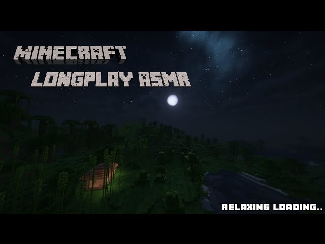 Minecraft relaxing Longplay rainy (No Commentary) 4K 60Fps