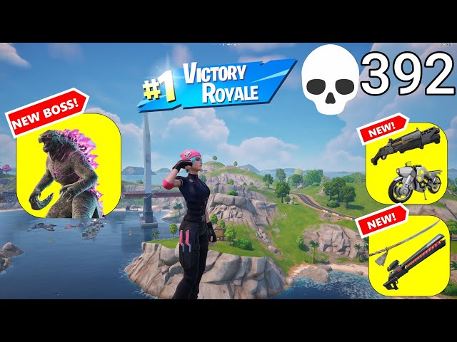 392 Elimination Duo Vs Squads "Zero Build" Gameplay Wins (Fortnite chapter 6 PC)