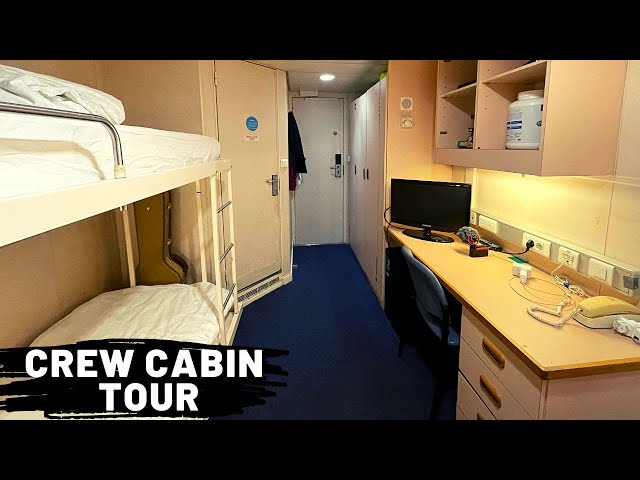 Crew Cabin Tour on a Cruise Ship